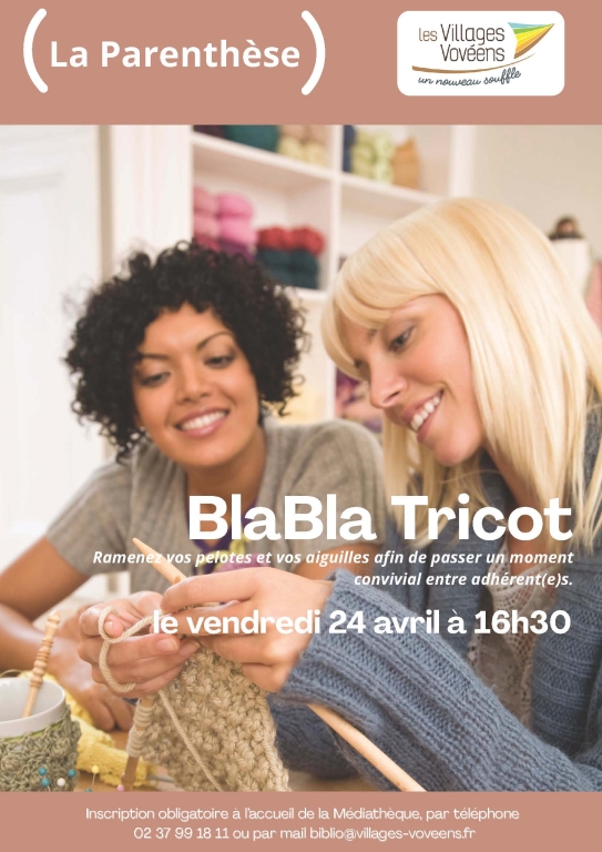 Blabla Tricot à la Médiathèque