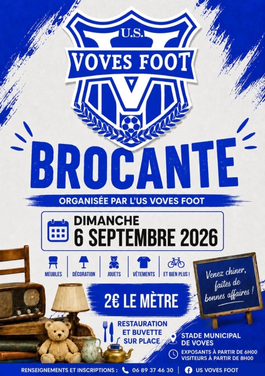 Brocante US Voves Foot
