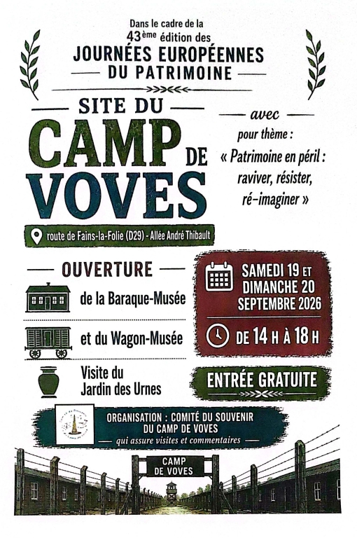 Journées européennes du patrimoine au Camp de Voves
