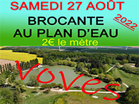 Brocante pêcheurs et CMJ au plan d'eau