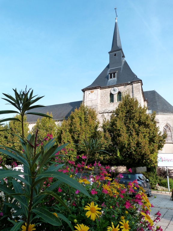 Eglise et fleurissement