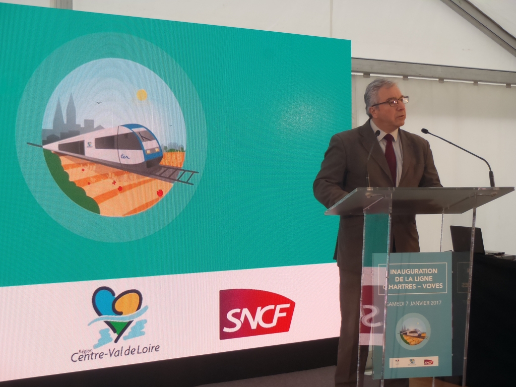 Inauguration de la ligne SNCF Voves-Chartres