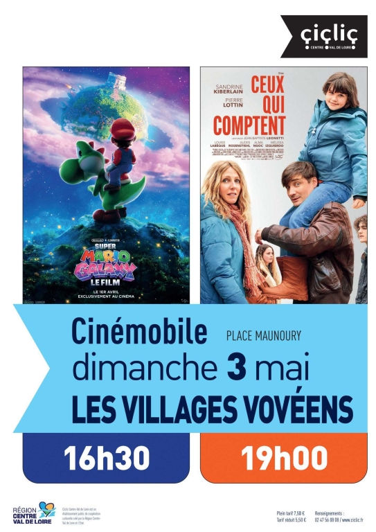 Cinémobile dimanche 3 mai