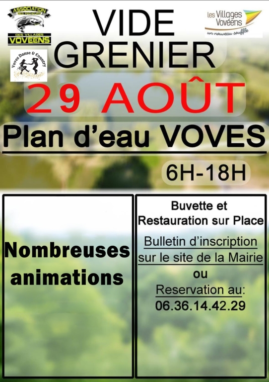 Vide grenier des pêcheurs et Voves danse et country